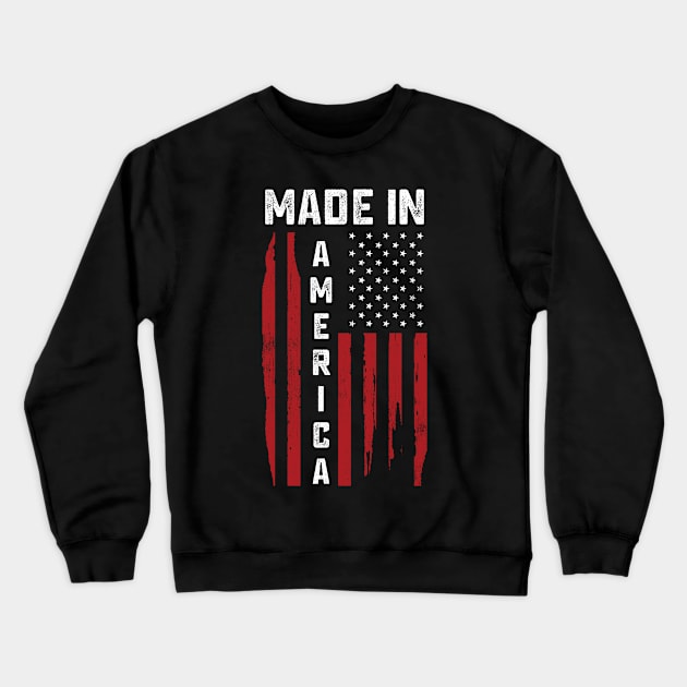 Made In America Crewneck Sweatshirt by BamBam